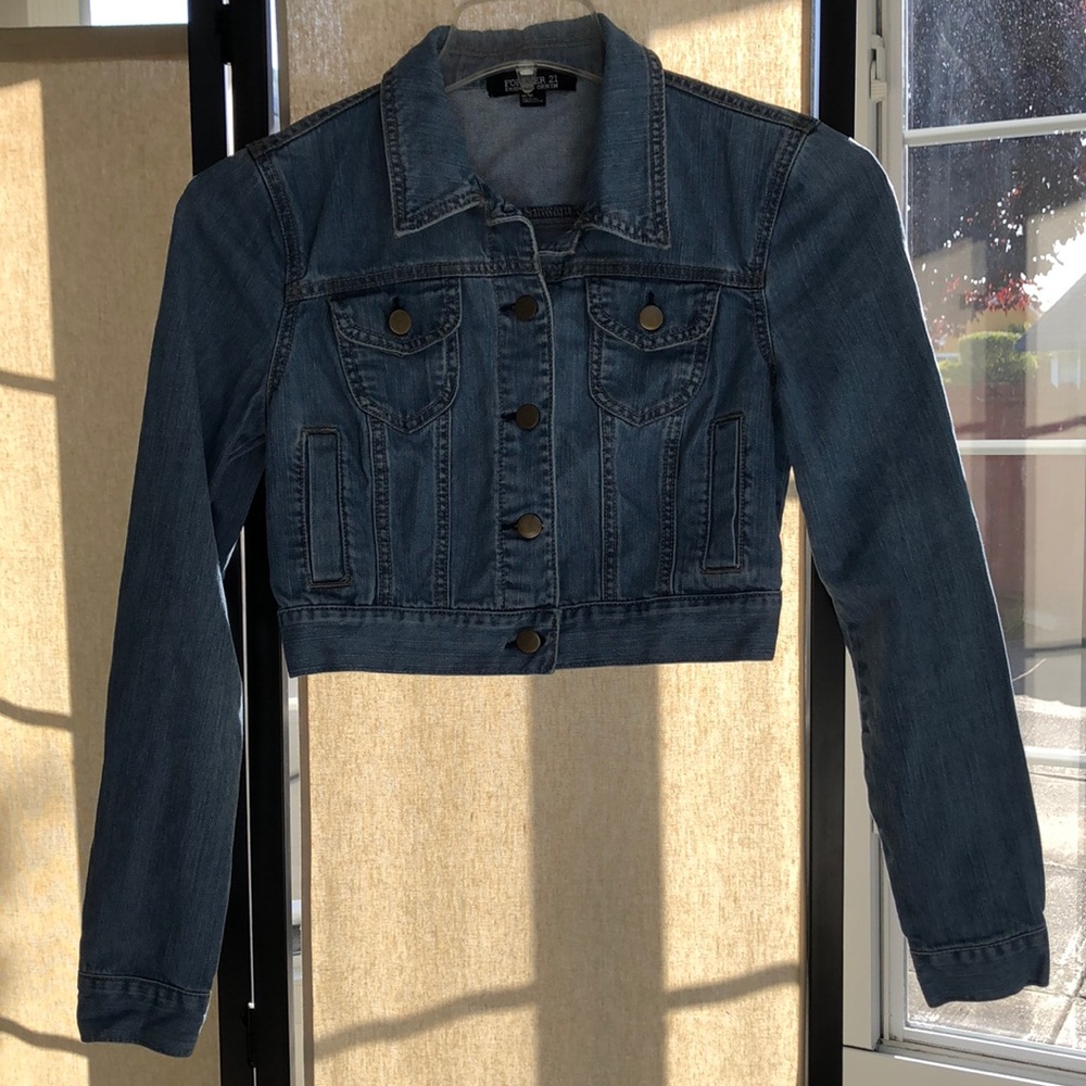 Denim Crop Jacket
